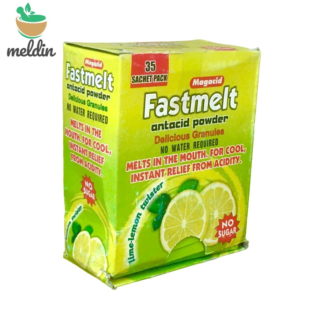 Magacid Fast Melt Lemon 35's