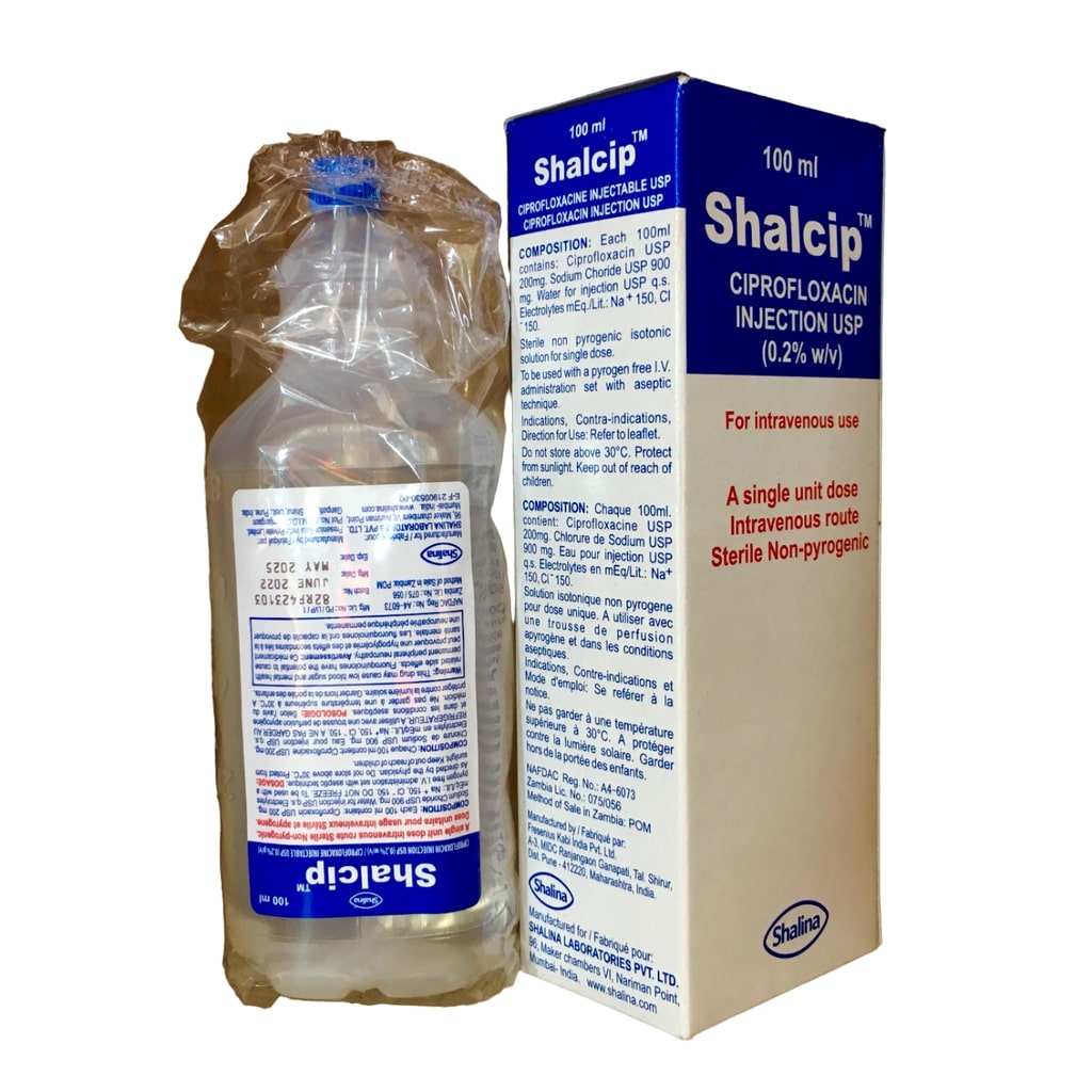 SHALCIP INFUSION 100ML