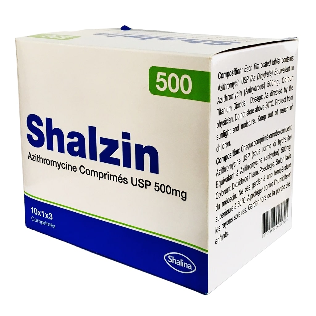 SHALZIN-500mg (Azithromycin)