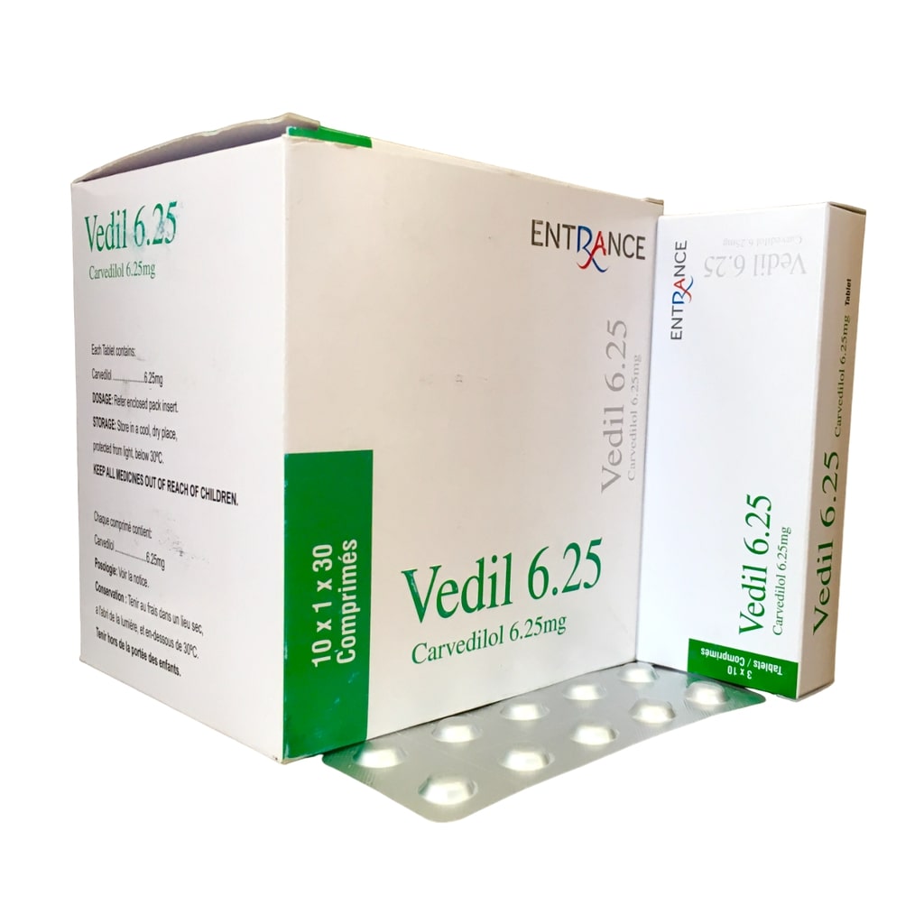 VEDIL-6.25MG (Carvedilol)