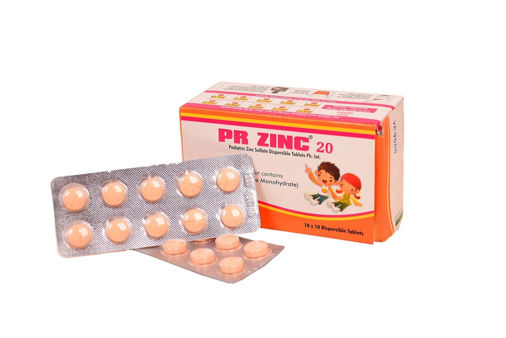 PR ZINC 20mg 10's