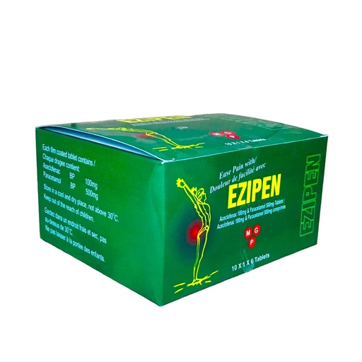 [M&G-09] Ezipen Tab 6'S (Para + Aceclofenac)