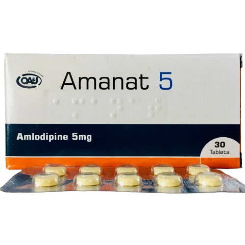 [OAJ-13] Amanat 5Mg Tab 30'S (Amlodipine)