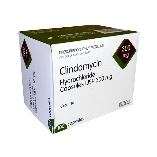 [PNC_VGA-78] CLINDAMYCIN HYDROCHLORIDE CAPSULES 300MG 100S VEGA UK