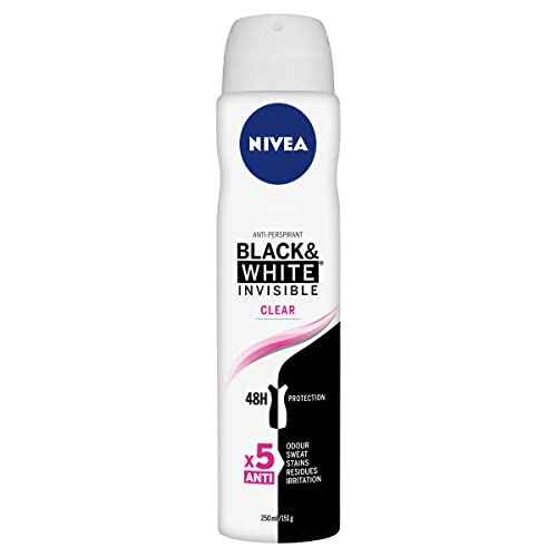 [ECL_NVA-29] NIVEA DEOSPRAY INV. CLEAR BLACK&WHITE FEMALE 250ML