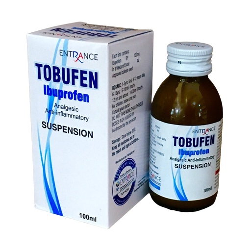 [ENT-195] TOBUFEN SYRUP 100ML (Ibuprofen)
