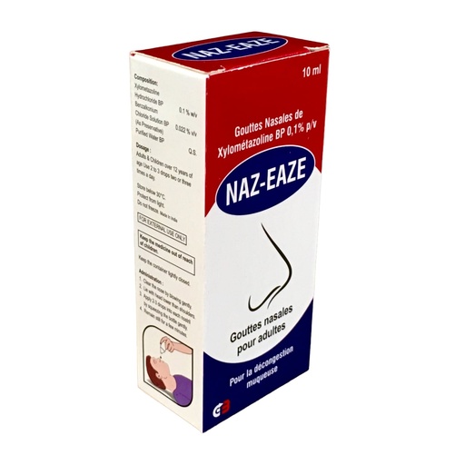 [GBP-89] NAZ-EAZE 0.10% NASAL DROPS 10ML